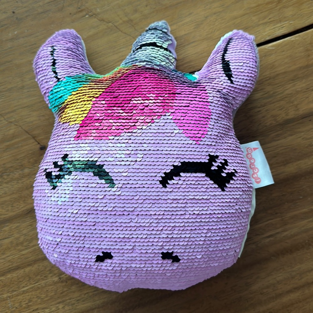 Nordstrom Sequin-Color-Changing Unicorn Pillow